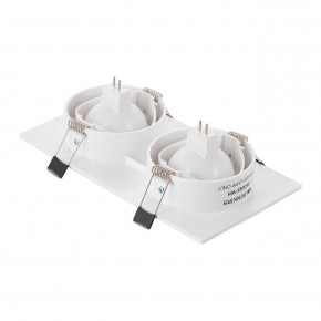 DK3022-WH Встраиваемый светильник, IP 20, 10 Вт, GU5.3, LED, белый, пластик в Полевском - polevskoy.mebel24.online | фото 3