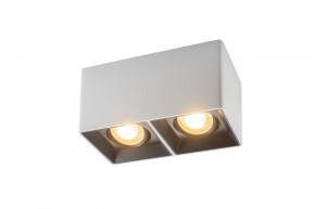 DK3035-WB Светильник накладной IP 20, 10 Вт, GU5.3, LED, белый/черный, пластик в Полевском - polevskoy.mebel24.online | фото 1