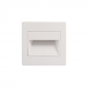 DK3050-WH Светильник встраиваемый в стену, IP 20, LED 3000, 1 Вт, белый, пластик в Полевском - polevskoy.mebel24.online | фото 3