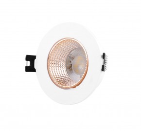 DK3061-WBR Встраиваемый светильник, IP 20, 10 Вт, GU5.3, LED, белый/бронзовый, пластик в Полевском - polevskoy.mebel24.online | фото 1