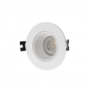 DK3061-WH Встраиваемый светильник, IP 20, 10 Вт, GU5.3, LED, белый/белый, пластик в Полевском - polevskoy.mebel24.online | фото 1