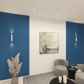 DK5022-WH Настенный светильник, IP20, до 15 Вт, LED, 2xGU10, белый, алюминий в Полевском - polevskoy.mebel24.online | фото 4