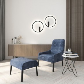 DK5035-BK Бра ROUND со светодиодом, IP20, 24W, 3000/4000/6500K, черный, алюминий в Полевском - polevskoy.mebel24.online | фото 8