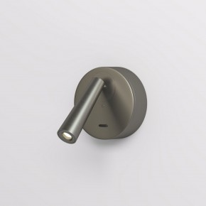 DK5072-DN Бра SHINE WALL со светодиодом, D104*H68, IP20, 3000К, 3W, RA?90, темный никель, алюминий в Полевском - polevskoy.mebel24.online | фото 2