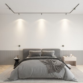 DK5072-DN Бра SHINE WALL со светодиодом, D104*H68, IP20, 3000К, 3W, RA?90, темный никель, алюминий в Полевском - polevskoy.mebel24.online | фото 4
