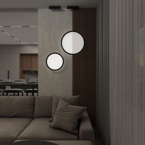 DK6606-BK Подвесной вертикальный светильник Veil со светодиодом H1700 d600 220V 48W 3000-6000K IP20 черный алюминий в Полевском - polevskoy.mebel24.online | фото 7