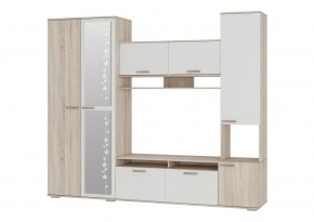 Гостиная Лукас (Сонома/Белый) в Полевском - polevskoy.mebel24.online | фото 2