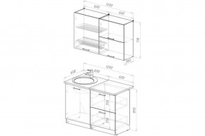 КГ "Антика" Лайт 1200 мм в Полевском - polevskoy.mebel24.online | фото 2