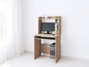 Компьютерный стол Грета-1 ясень шимо/дуб сонома в Полевском - polevskoy.mebel24.online | фото