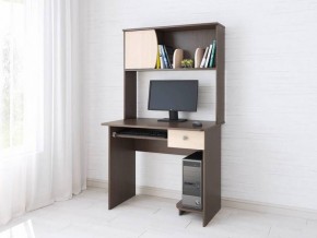 Компьютерный стол Грета-4 венге/дуб молочный в Полевском - polevskoy.mebel24.online | фото