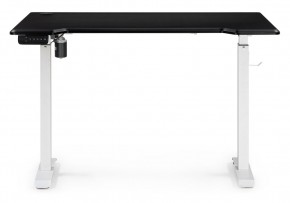 Компьютерный стол Маркос с механизмом подъема 120х75х75 черная шагрень / белый в Полевском - polevskoy.mebel24.online | фото 4