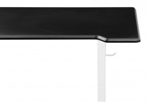 Компьютерный стол Маркос с механизмом подъема 140х80х75 черная шагрень / белый в Полевском - polevskoy.mebel24.online | фото 8