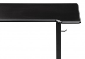 Компьютерный стол Маркос с механизмом подъема 140х80х75 черный / шагрень черная в Полевском - polevskoy.mebel24.online | фото 8