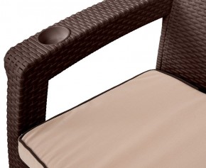 Комплект уличной мебели Yalta Premium Terrace Triple Set (Ялта) шоколадный (+подушки под спину) в Полевском - polevskoy.mebel24.online | фото 4