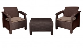 Комплект уличной мебели Yalta Premium Terrace Triple Set (Ялта) шоколадный (+подушки под спину) в Полевском - polevskoy.mebel24.online | фото 7