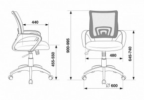 Кресло компьютерное CH-695N/DG/TW-11 в Полевском - polevskoy.mebel24.online | фото 12