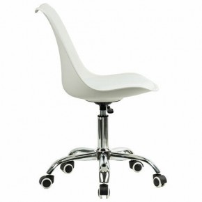 Кресло стул BRABIX "Eames MG-310 CH", хром, пластик белый, экокожа белая, 532923 в Полевском - polevskoy.mebel24.online | фото 3