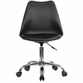 Кресло стул BRABIX "Eames MG-310 CH", хром, пластик черный, экокожа черная, 532925 в Полевском - polevskoy.mebel24.online | фото 1