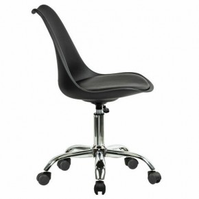 Кресло стул BRABIX "Eames MG-310 CH", хром, пластик черный, экокожа черная, 532925 в Полевском - polevskoy.mebel24.online | фото 3