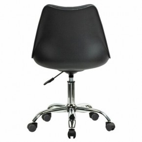 Кресло стул BRABIX "Eames MG-310 CH", хром, пластик черный, экокожа черная, 532925 в Полевском - polevskoy.mebel24.online | фото 4