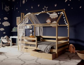 Кровать-домик 80*160 без покраски в Полевском - polevskoy.mebel24.online | фото