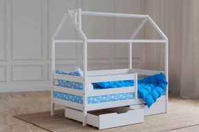 Кровать-домик 80*190 Белый в Полевском - polevskoy.mebel24.online | фото 4