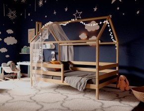 Кровать-домик 80*190 без покраски в Полевском - polevskoy.mebel24.online | фото 3