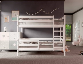 Кровать двухъярусная без крыши 80*190 Белый в Полевском - polevskoy.mebel24.online | фото 2
