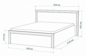 Кровать полутораспальная Нобиле Кр-140 в Полевском - polevskoy.mebel24.online | фото 2