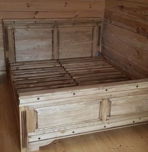 Кровать "Викинг 01" 1800 массив в Полевском - polevskoy.mebel24.online | фото 2