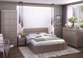Кровать Вегас 1,6м Шимо темный в Полевском - polevskoy.mebel24.online | фото 2