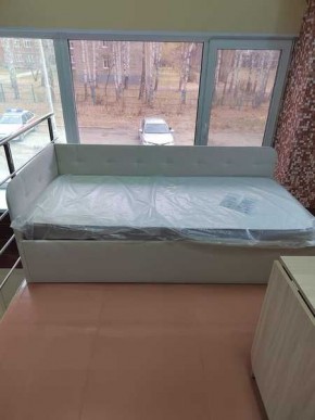 Кровать Зарина угловая Newtone light beige угол правый в Полевском - polevskoy.mebel24.online | фото 3