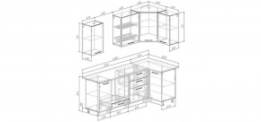 Кухонный гарнитур Антик 2200*1000 (Стол. 38мм) в Полевском - polevskoy.mebel24.online | фото 2