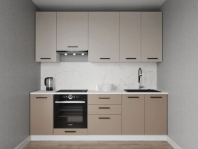 Кухонный гарнитур Каппучино 2400 h950 (Стол. 26мм) в Полевском - polevskoy.mebel24.online | фото