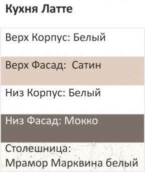 Кухонный гарнитур Латте 2800 (Стол. 38мм) в Полевском - polevskoy.mebel24.online | фото 3