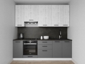 Кухонный гарнитур Санторини 2400 h950 (Стол. 26мм) в Полевском - polevskoy.mebel24.online | фото 1