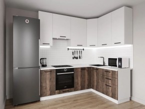 Кухонный гарнитур Старое Дерево 2200*1600 h950 (Стол. 26мм) в Полевском - polevskoy.mebel24.online | фото