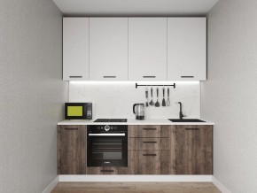 Кухонный гарнитур Старое Дерево 2200 h950 (Стол. 26мм) в Полевском - polevskoy.mebel24.online | фото