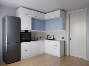 Кухонный гарнитур угловой Капри 2200*1700 (Стол. 38мм) в Полевском - polevskoy.mebel24.online | фото