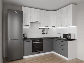 Кухонный гарнитур угловой Санторини 2200*1600 h950 (Стол. 38мм) в Полевском - polevskoy.mebel24.online | фото
