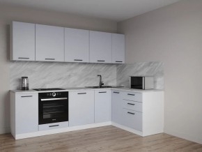 Кухонный гарнитур угловой Смоки 2600*1600 (Стол. 26мм) в Полевском - polevskoy.mebel24.online | фото 1