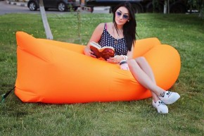 Лежак надувной Lamzac Airpuf Оранжевый в Полевском - polevskoy.mebel24.online | фото 2