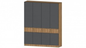 ЛЕНОРА Шкаф 4х створчатый (графит) в Полевском - polevskoy.mebel24.online | фото