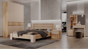 ЛЕНОРА Спальный гарнитур (модульный) кашемир в Полевском - polevskoy.mebel24.online | фото