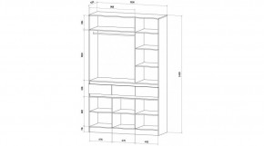 ЛЕНОРА Спальный гарнитур (модульный) кашемир в Полевском - polevskoy.mebel24.online | фото 9