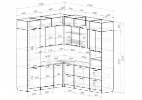 ЛИОРА Кухонный гарнитур Гранд Прайм  (2200*2500 мм) в Полевском - polevskoy.mebel24.online | фото 2