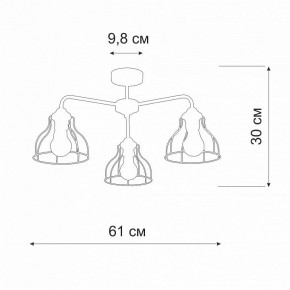 Люстра на штанге Vitaluce V3102 V3102-1/3PL в Полевском - polevskoy.mebel24.online | фото 2
