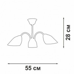Люстра на штанге Vitaluce V3335 V3335-7/3PL в Полевском - polevskoy.mebel24.online | фото 3