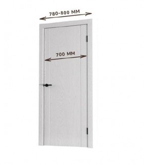 Межкомнатная дверь Bolivar Каньон браун (комплект) 700 в Полевском - polevskoy.mebel24.online | фото