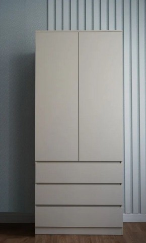 МОРИ МШ 900.2 Шкаф с 2-мя дв. и 3-мя ящ. ВЫСОКИЙ (Сатин) в Полевском - polevskoy.mebel24.online | фото 1